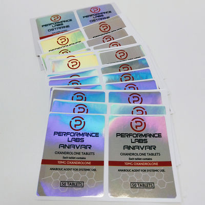 Hologram Security 4x8cm استروئید ویال برچسب ضد تقلبی