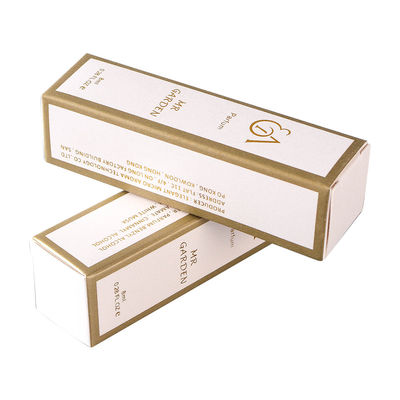 جعبه کاغذی آرایشی مقوایی مقوی بالا طلای فویل 105 میلیمتر برای بطری عطر روغن اساسی