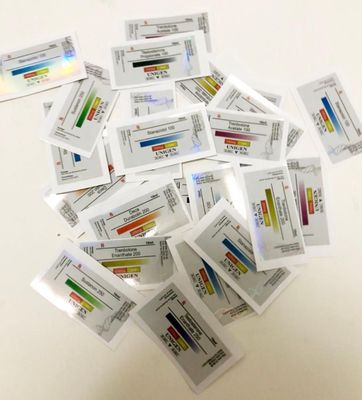 برچسب ویال شیشه ای 6x3cm ضدآب ضد آب برای دارو