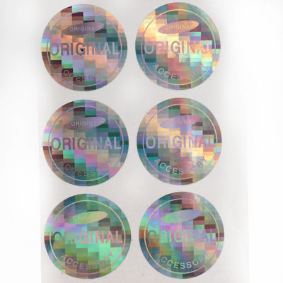 تابلوچسبهای Silver Tamper Evident Hologram ، برچسب چسب وینیل ضد آب