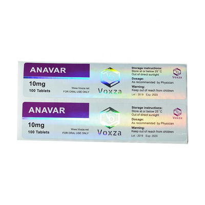 مقاوم در برابر حرارت هولوگرافی وینیل نسخه برچسب بطری قرص ISO تایید شده است
