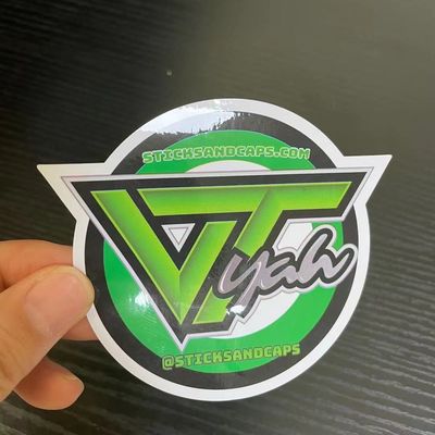 مقاوم در برابر یخ زدگی برچسب وینیل PVC چسب براق
