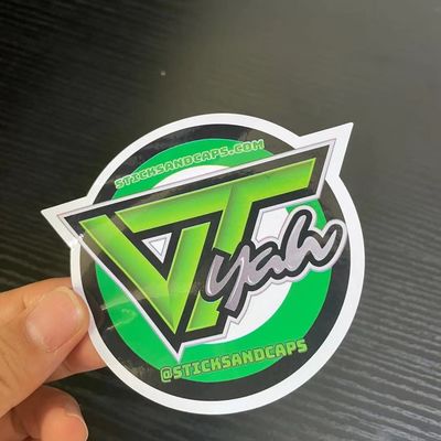 مقاوم در برابر یخ زدگی برچسب وینیل PVC چسب براق