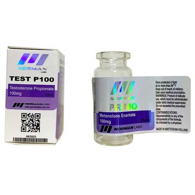 Anti Fake Holographic Vinyl 10ml Vial Labels CMYK Color برای دارو