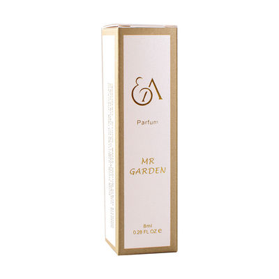 جعبه کاغذی آرایشی مقوایی مقوی بالا طلای فویل 105 میلیمتر برای بطری عطر روغن اساسی