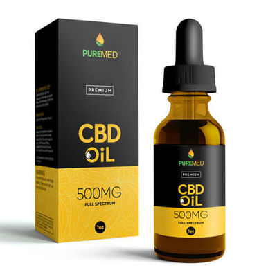 جعبه های بسته بندی شده 300gsm مقوا cBD روغن کنفی با چاپ رنگی